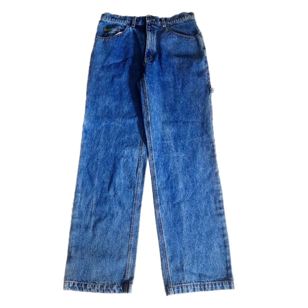 John Deere Men's Work Jeans Blue Size 34/34 EUC 0736